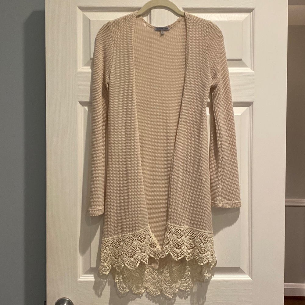 Charlotte Russe Lightweight Open Front Cardigan